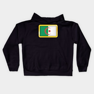 Country Flag of Algeria Kids Hoodie